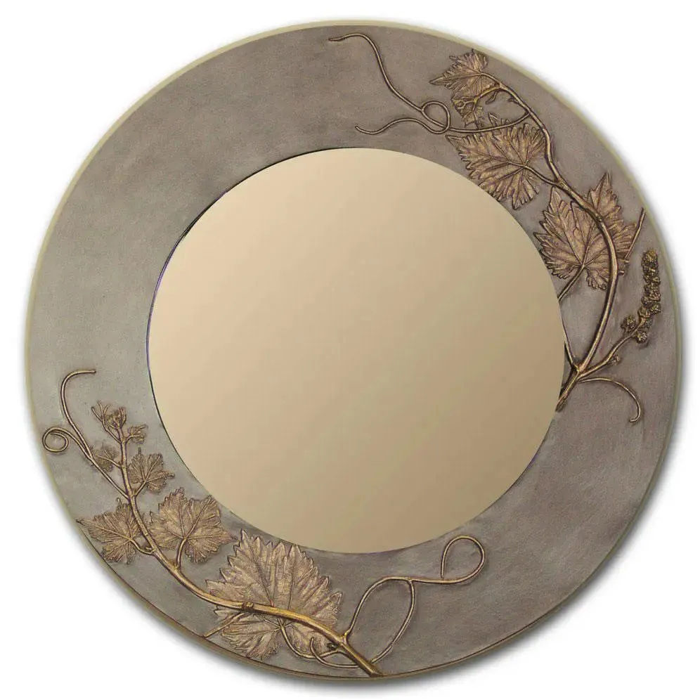 Grapevine Oval and Round Mirror, Blindspot Mirrors by Deborah Childress