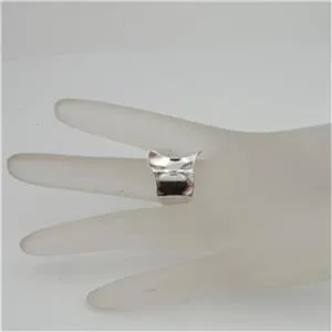 Hadar Designers Handmade Artistic 925 Sterling Silver Ring size 8,8.5,9 (H)8y