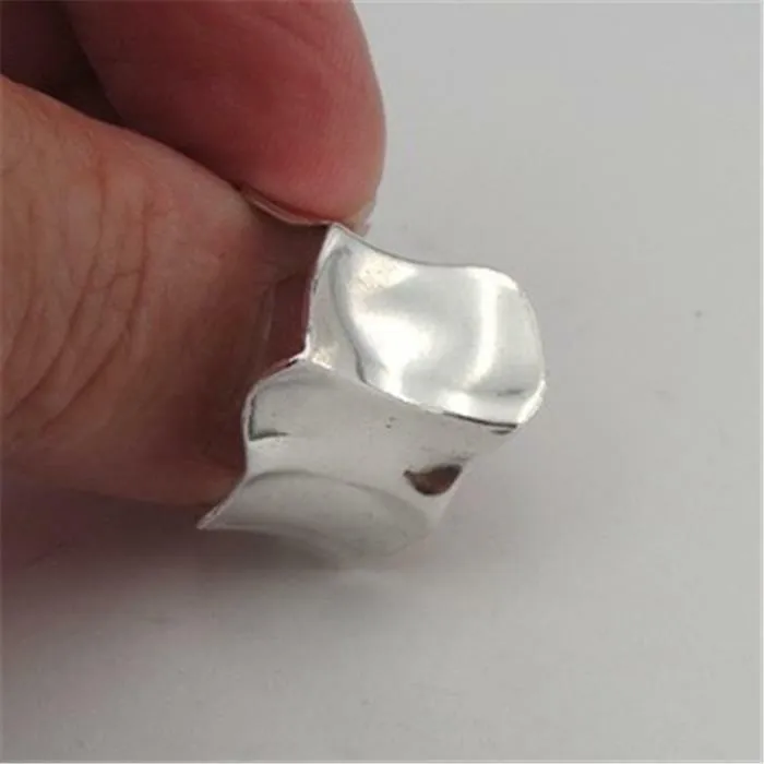 Hadar Designers Handmade Artistic 925 Sterling Silver Ring size 8,8.5,9 (H)8y