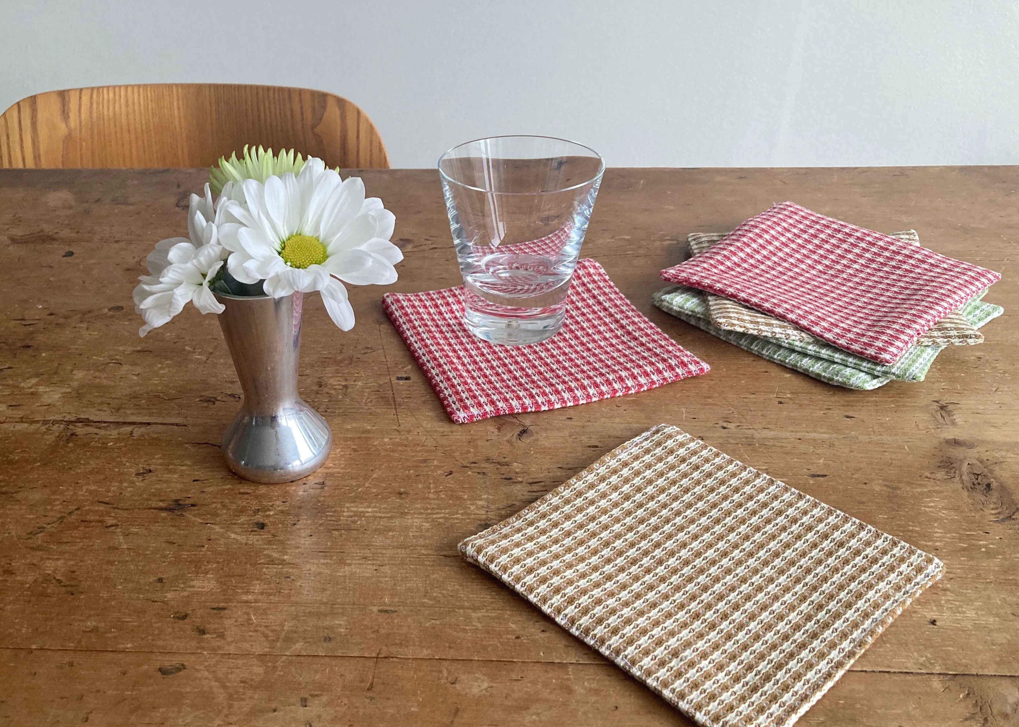 Hancock Cocktail Napkin Raspberry - Set of 2