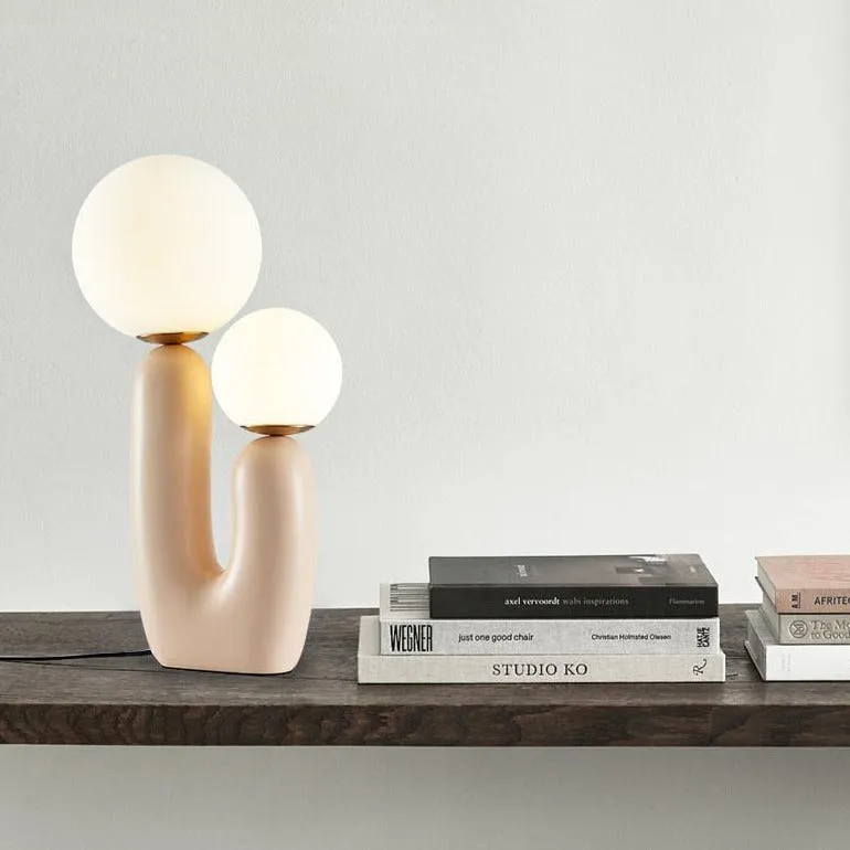 Hand-Built Oo Table Lamp