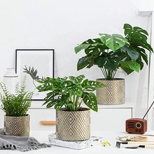 Hand Painted Tri Plant Pot