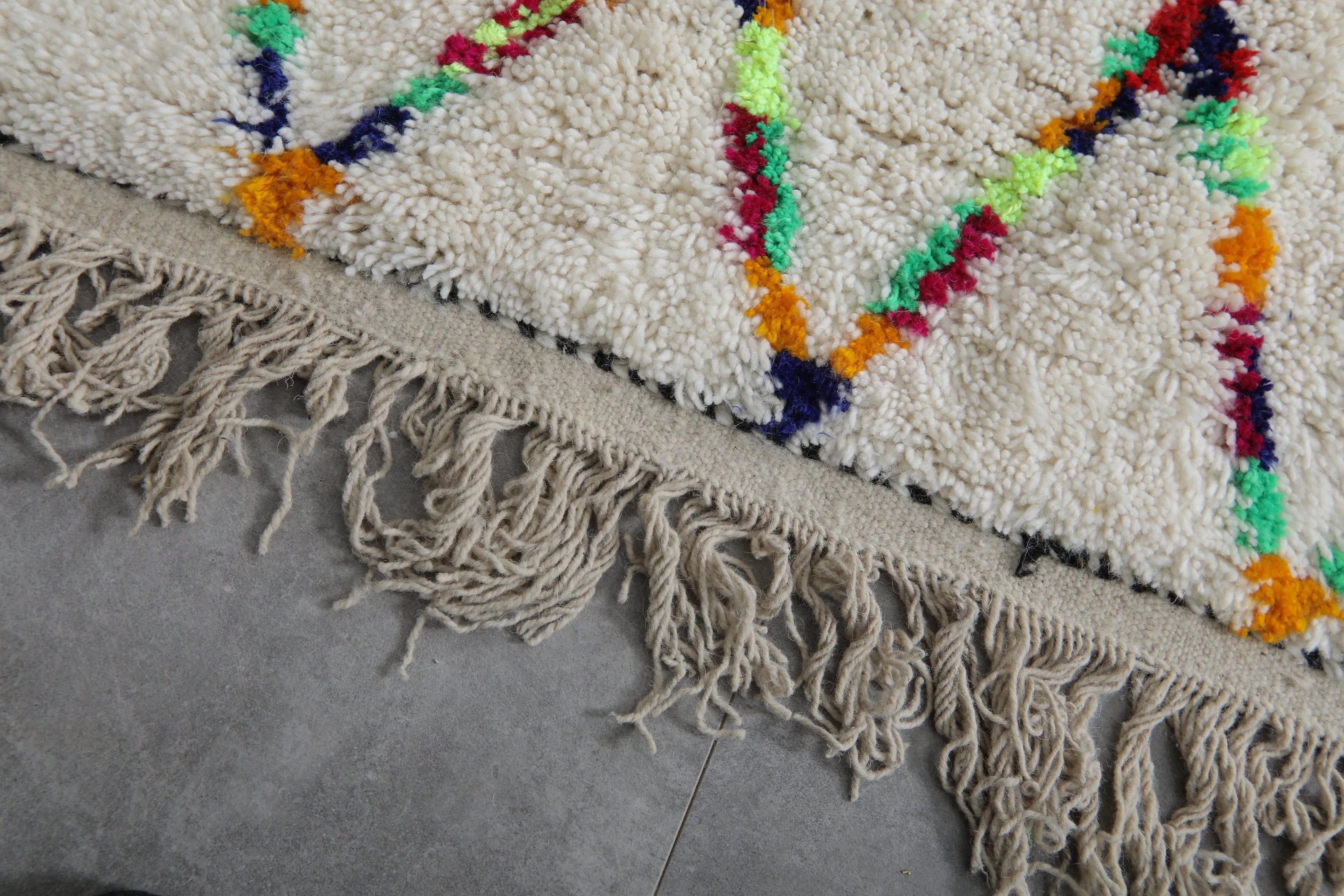 Handmade Moroccan rug - Custom rug - Wool rug