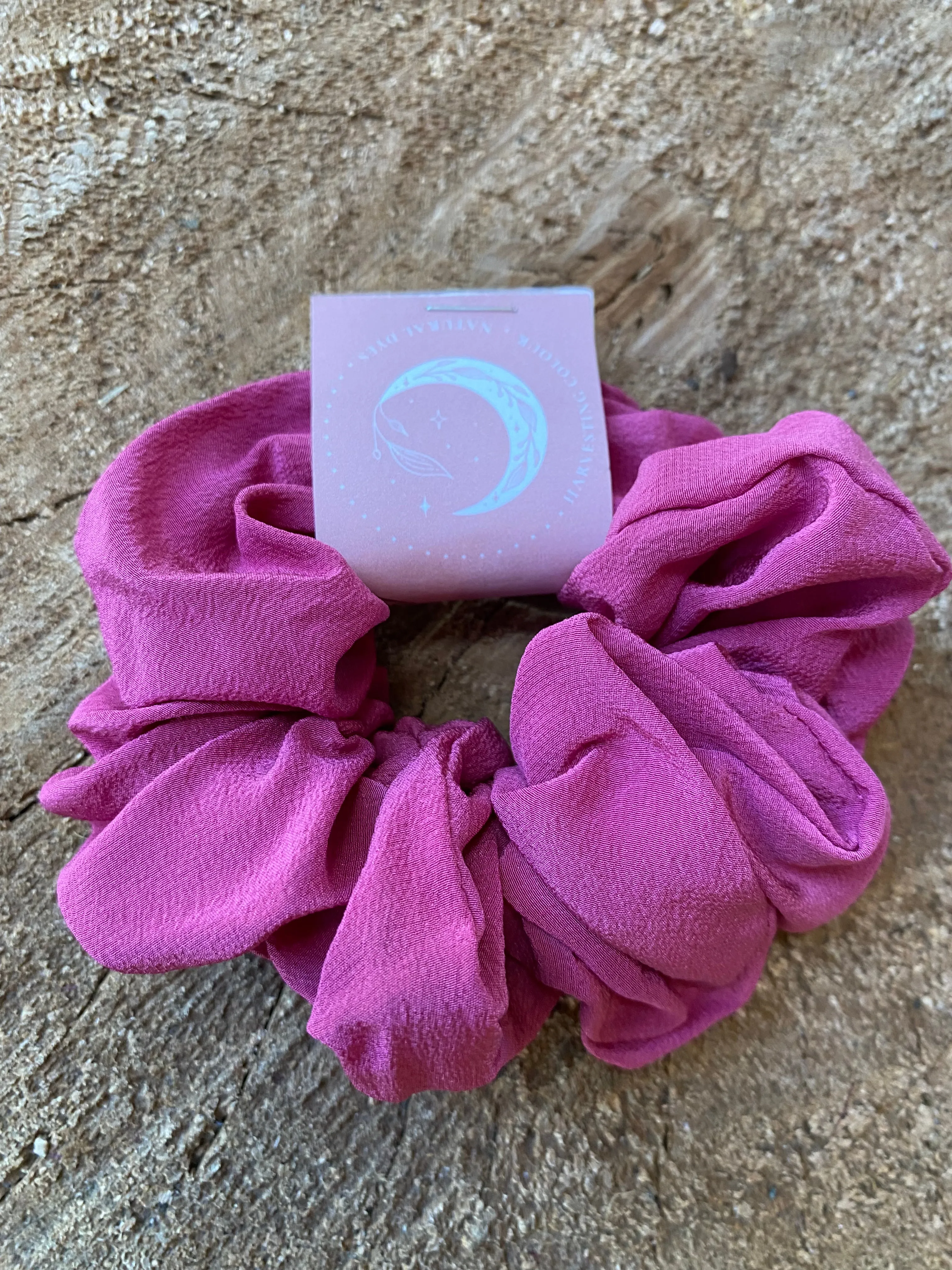 Harvesting Colour Plant Dyed Silk Scrunchie