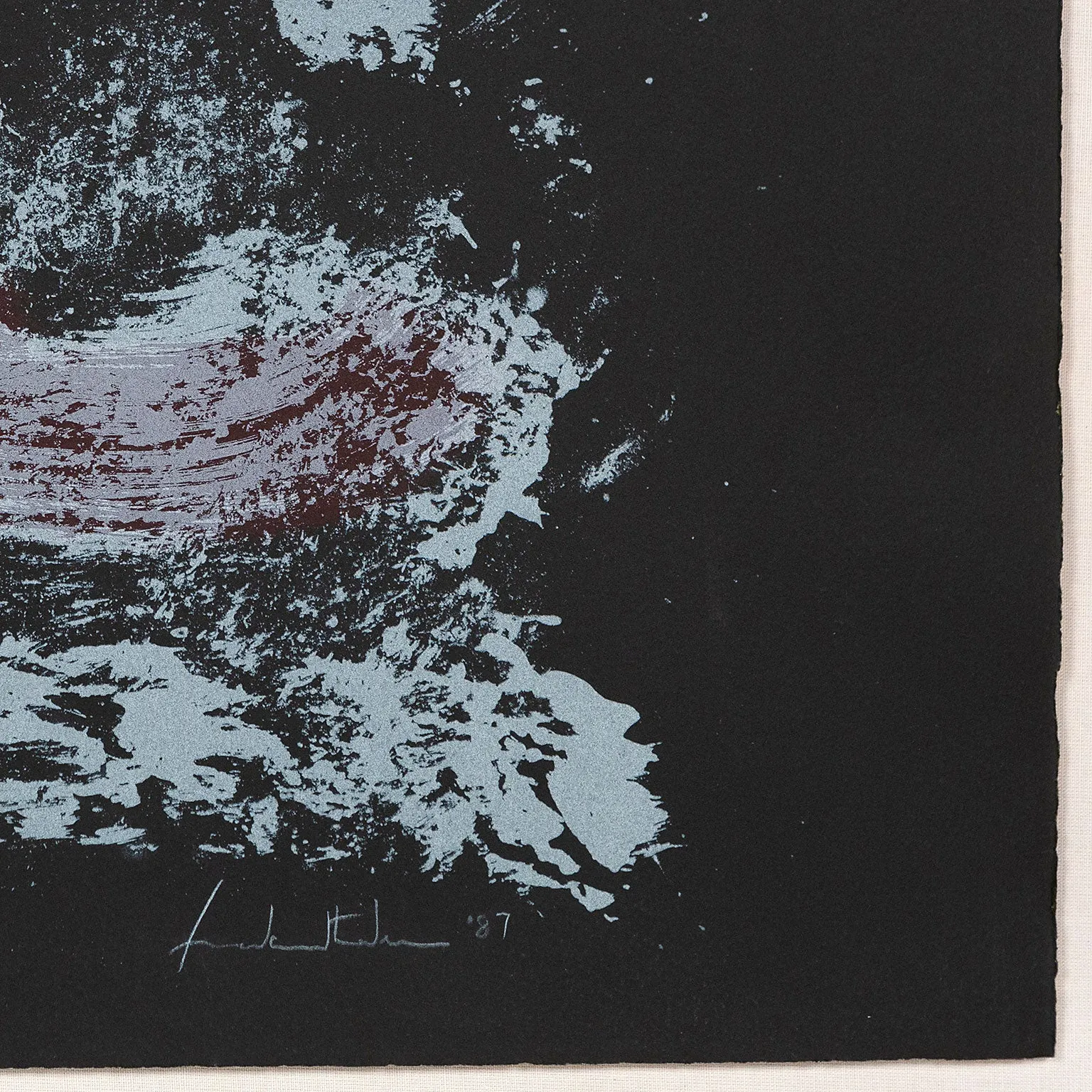 HELEN FRANKENTHALER "UN POCO MAS" 1987
