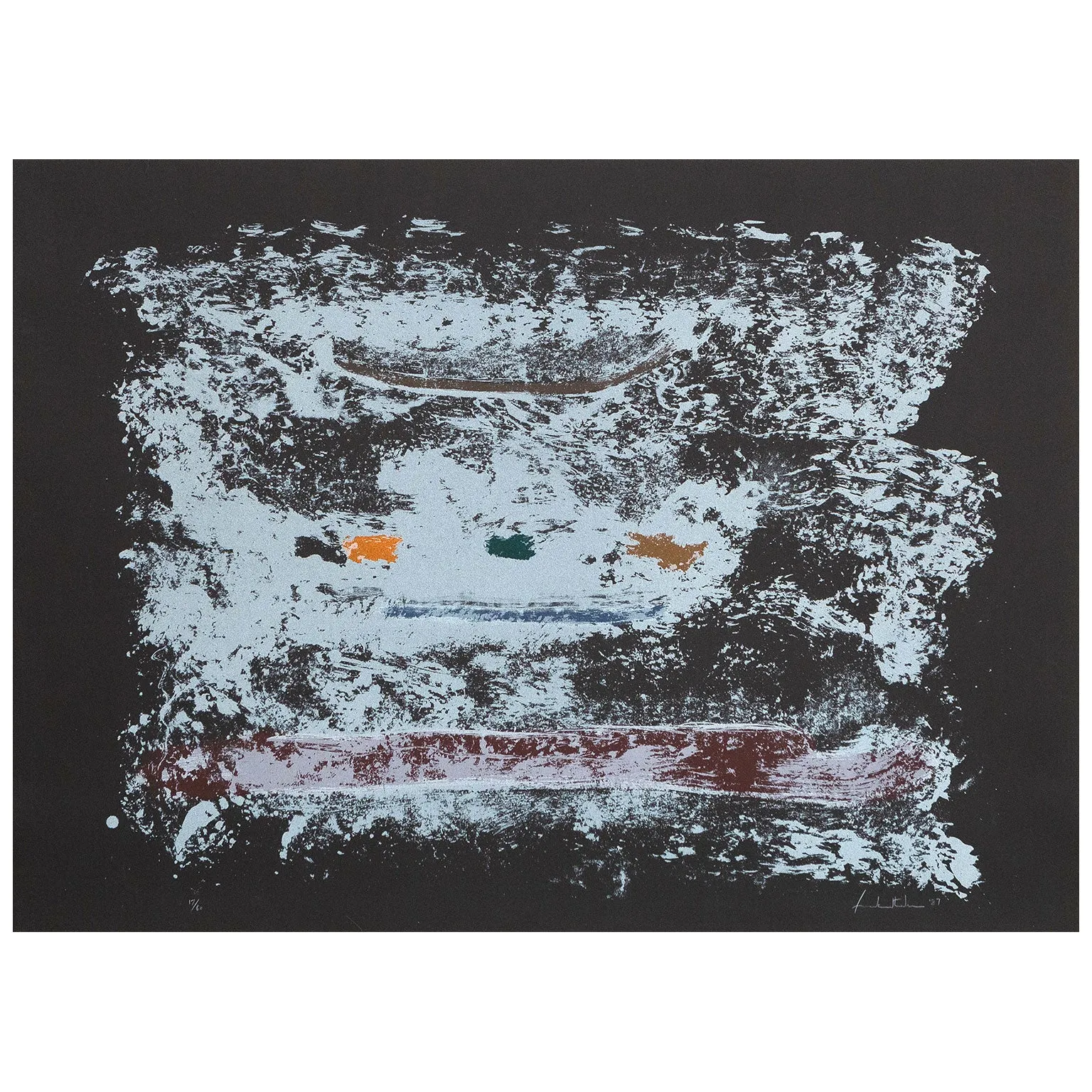 HELEN FRANKENTHALER "UN POCO MAS" 1987