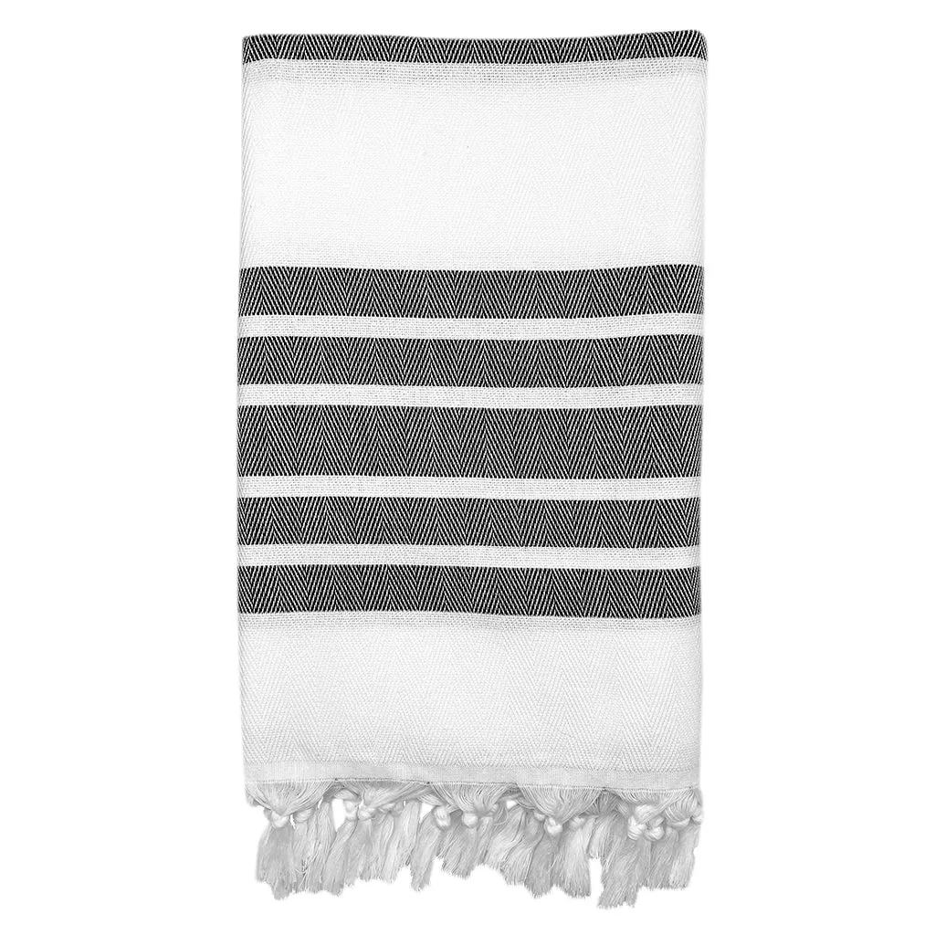 Herringbone Stripe Turkish Towel