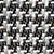 HT05076115 | Black & White Houndstooth Self-Tie Bow Tie