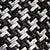 HT07085002 | Black & Silver Houndstooth Self-Tie Bow Tie