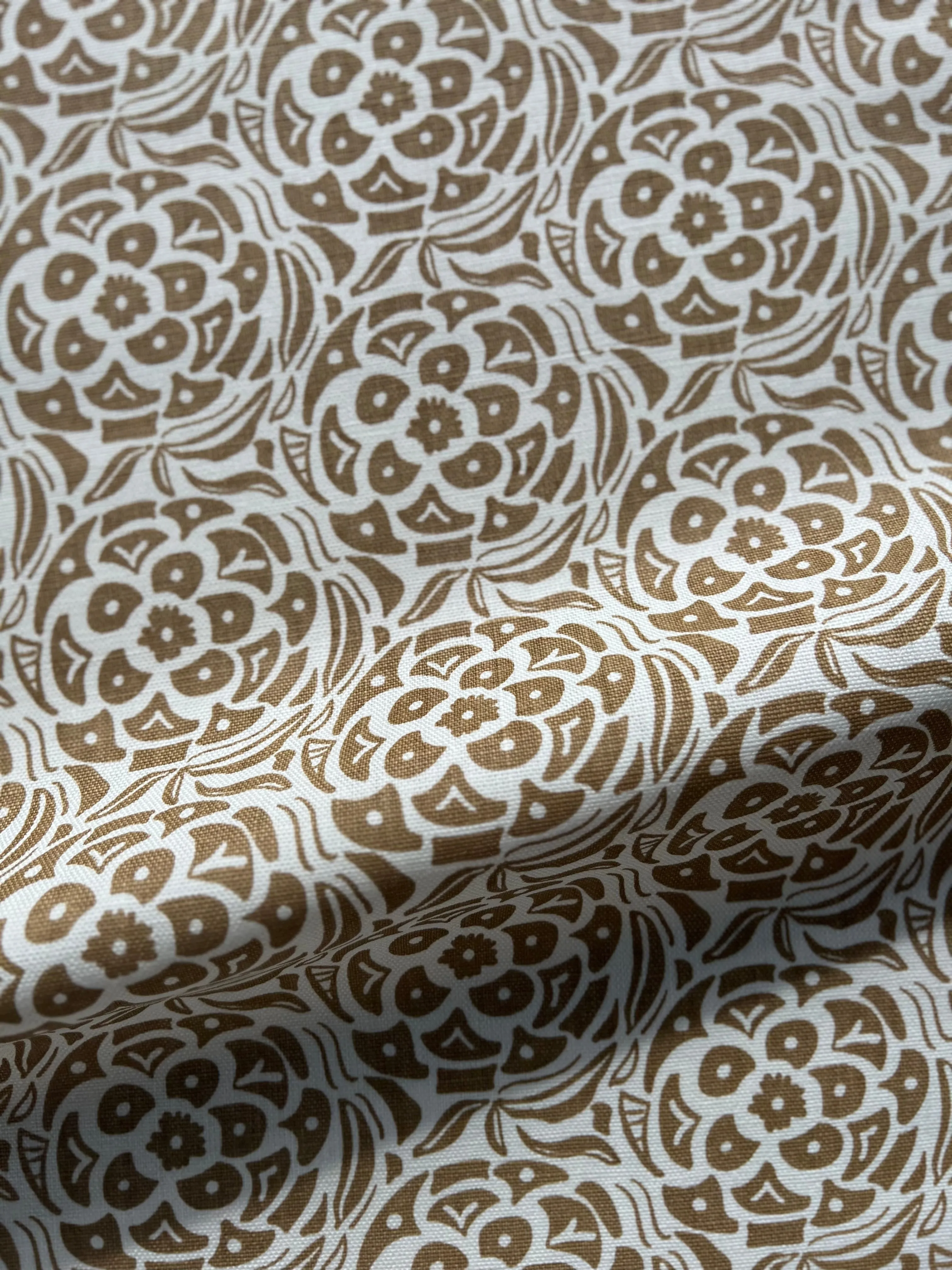 Ida Crown on Oyster Fabric