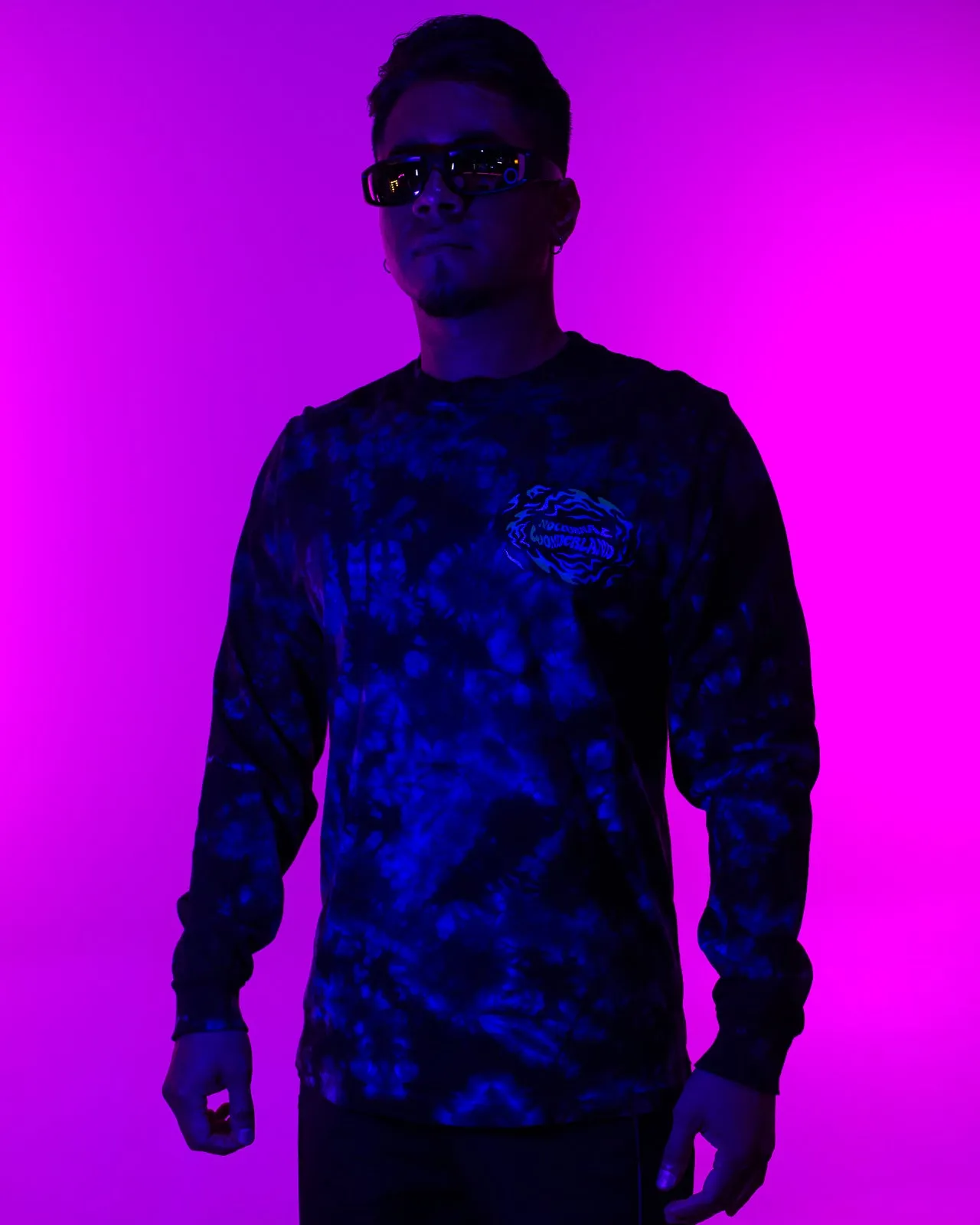 Insomniac Growling Tie Dye Lineup L/S Tee