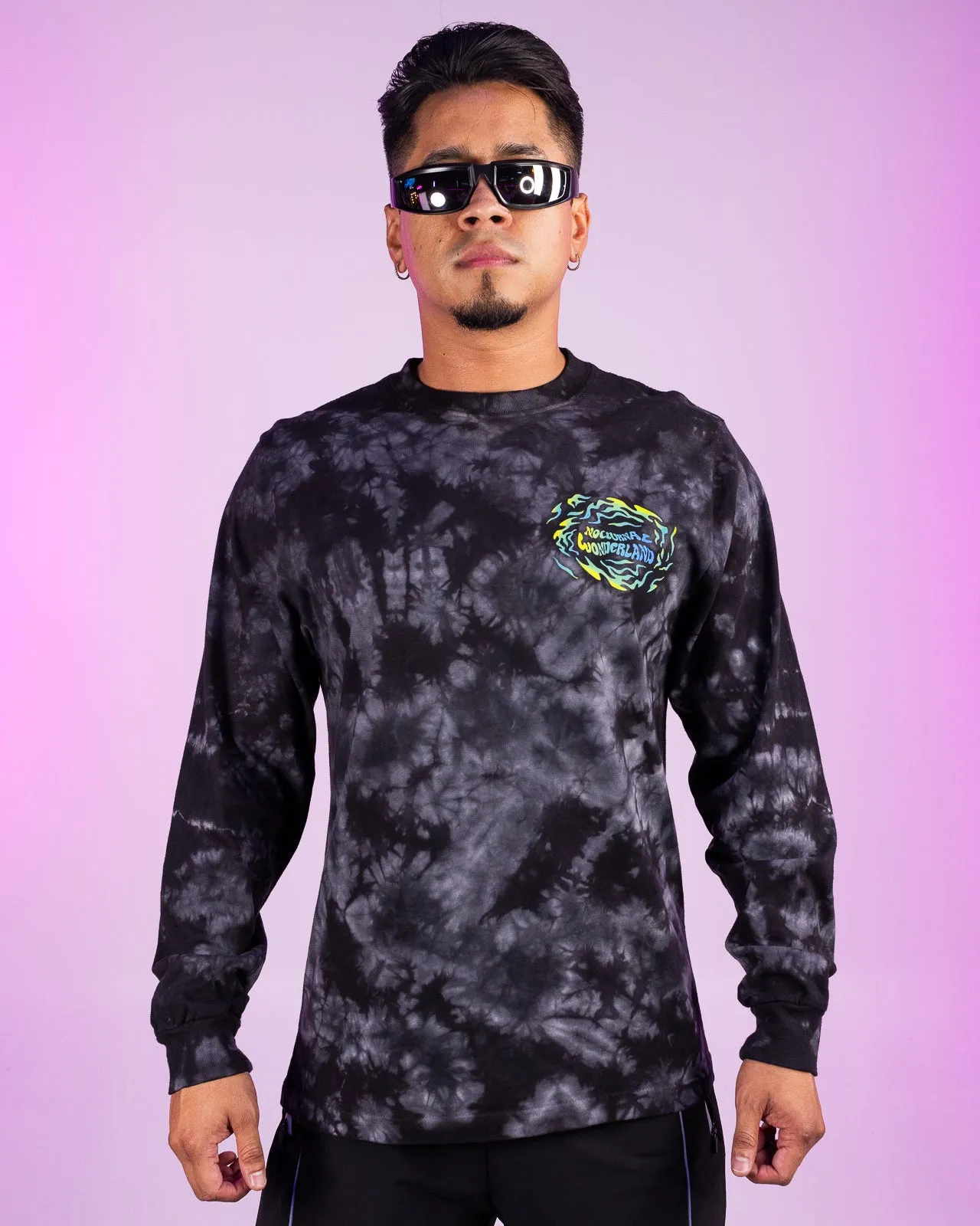 Insomniac Growling Tie Dye Lineup L/S Tee
