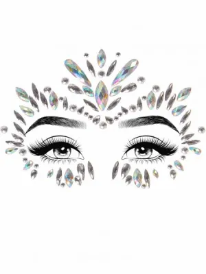 Iris Jewels Sticker - Clear - One Size