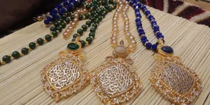 Islamic Pendant Mala Necklace Set #J4208