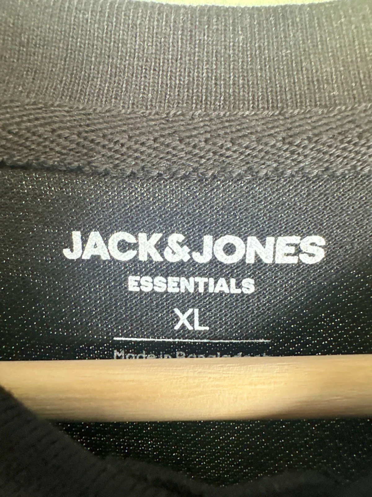 Jack & Jones Black Essentials Polo Shirt Slim Fit UK XL