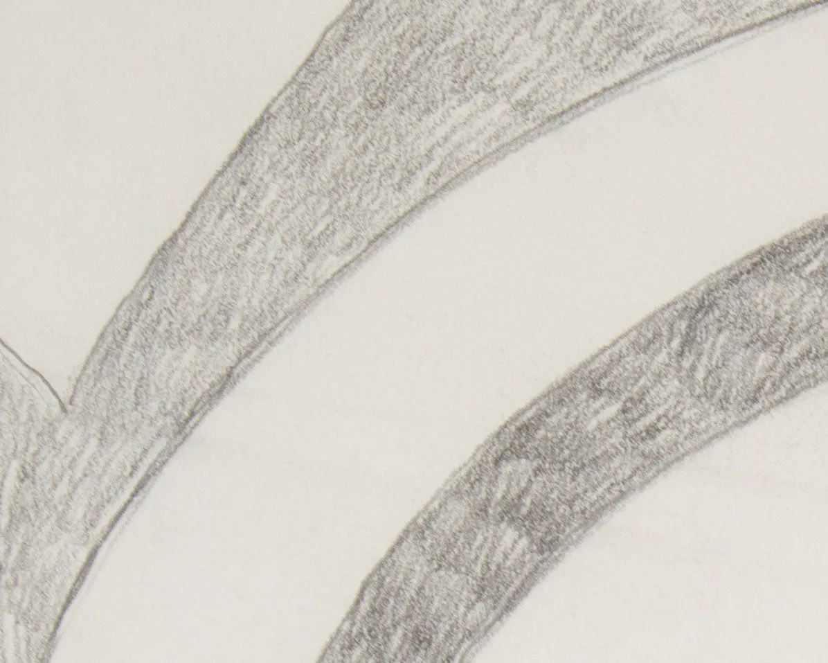 James L. Bruch Abstract Charcoal Drawing