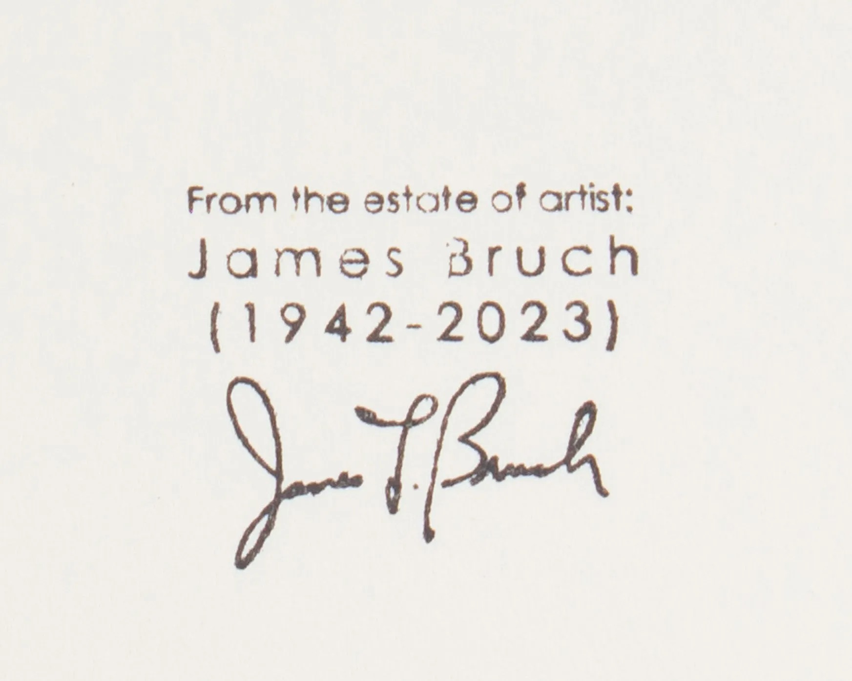 James L. Bruch Abstract Graphite and Acrylic Drawing