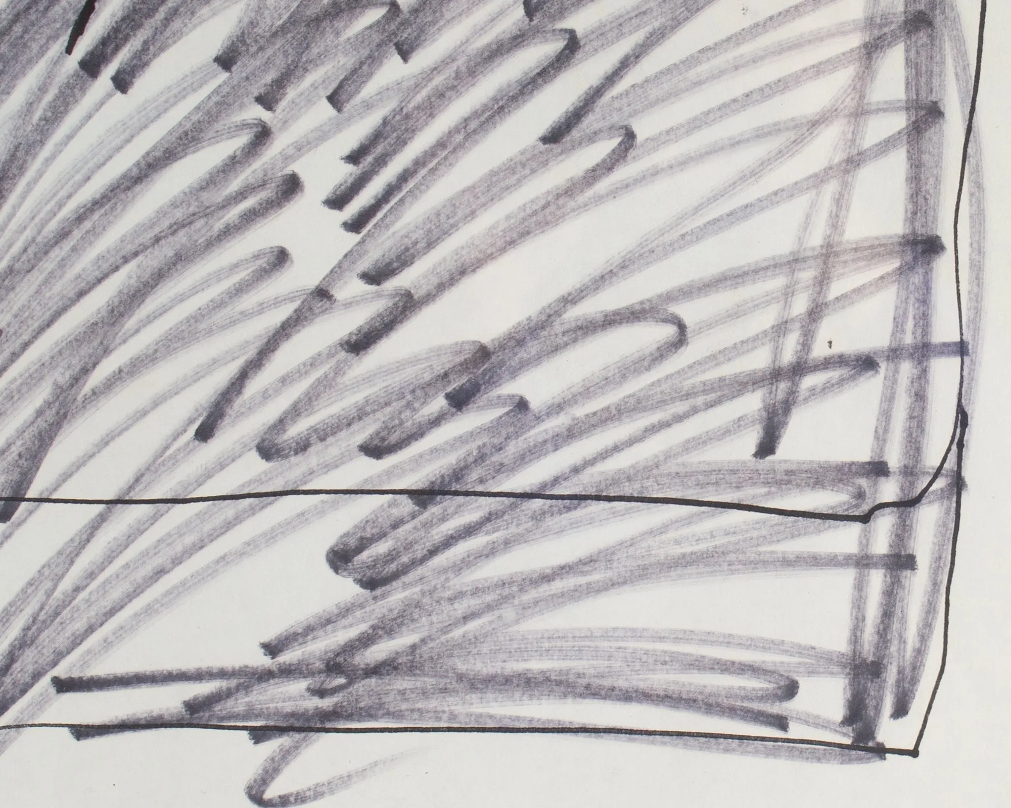 James L. Bruch Abstract Marker Portrait Drawing