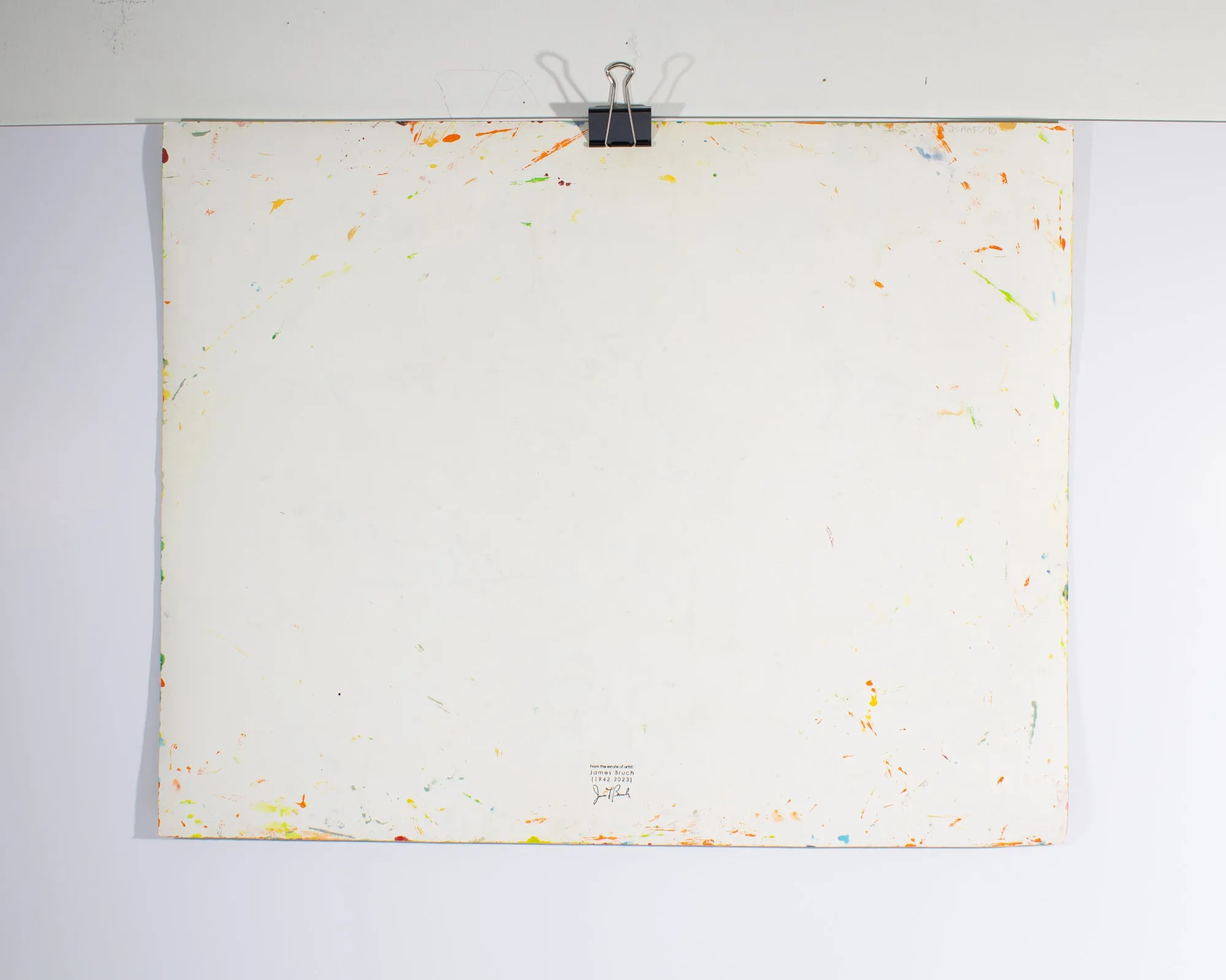 James L. Bruch Abstract Mixed Media Painting