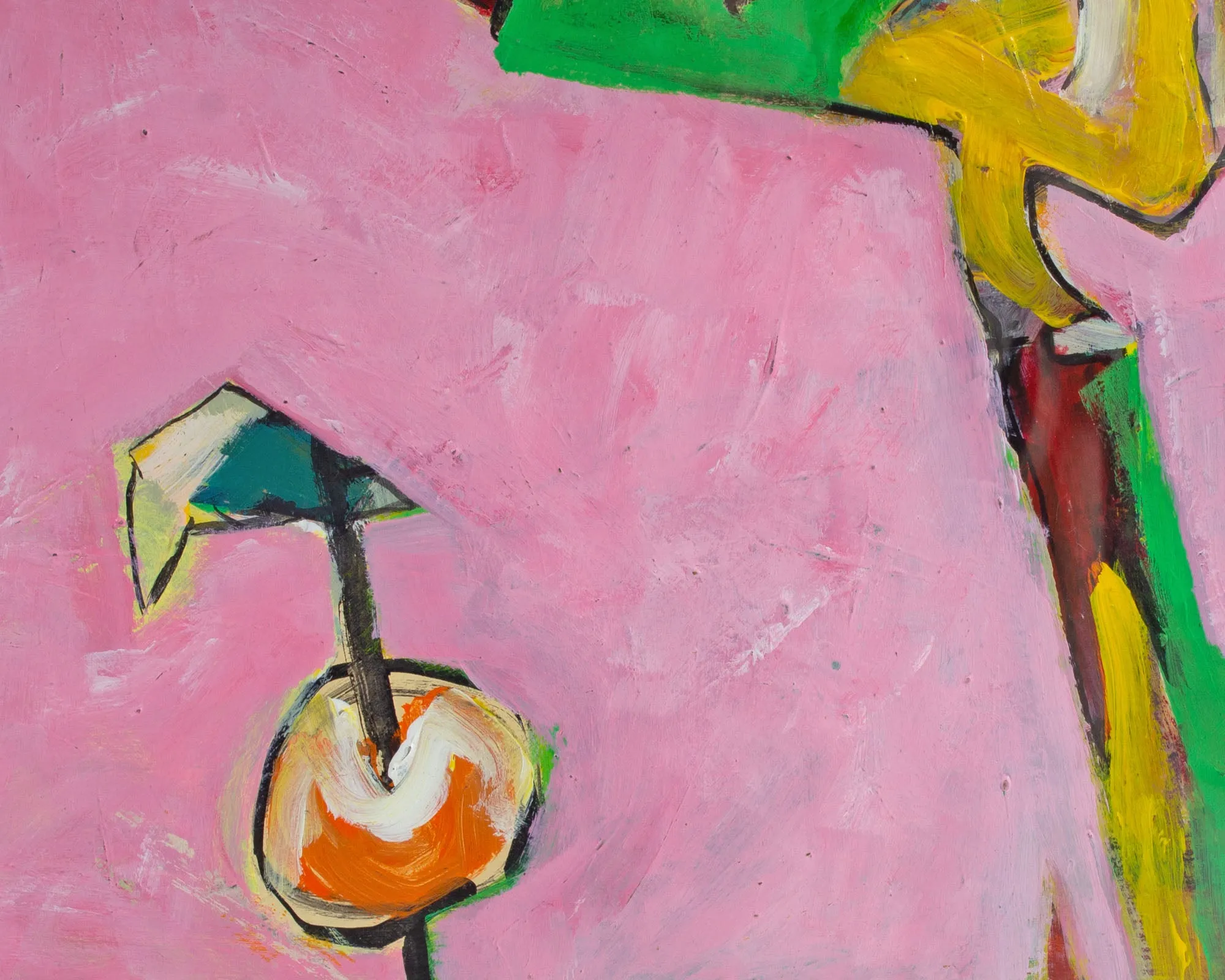 James L. Bruch Abstract Mixed Media Painting