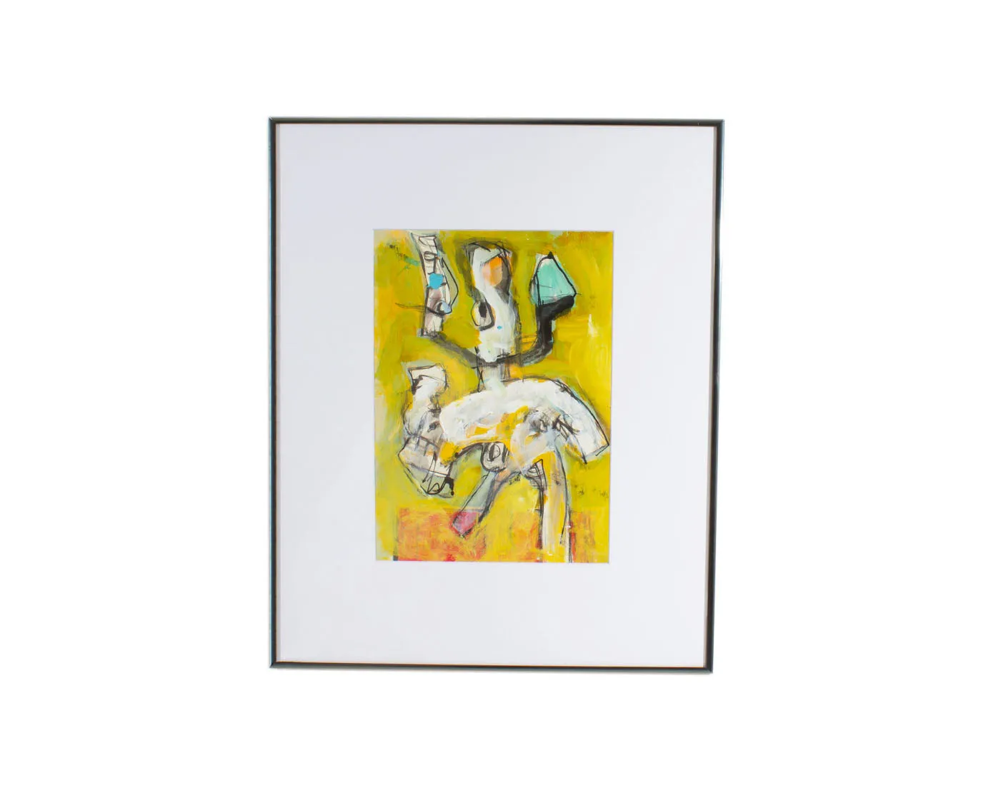 James L. Bruch Abstract Mixed Media Painting