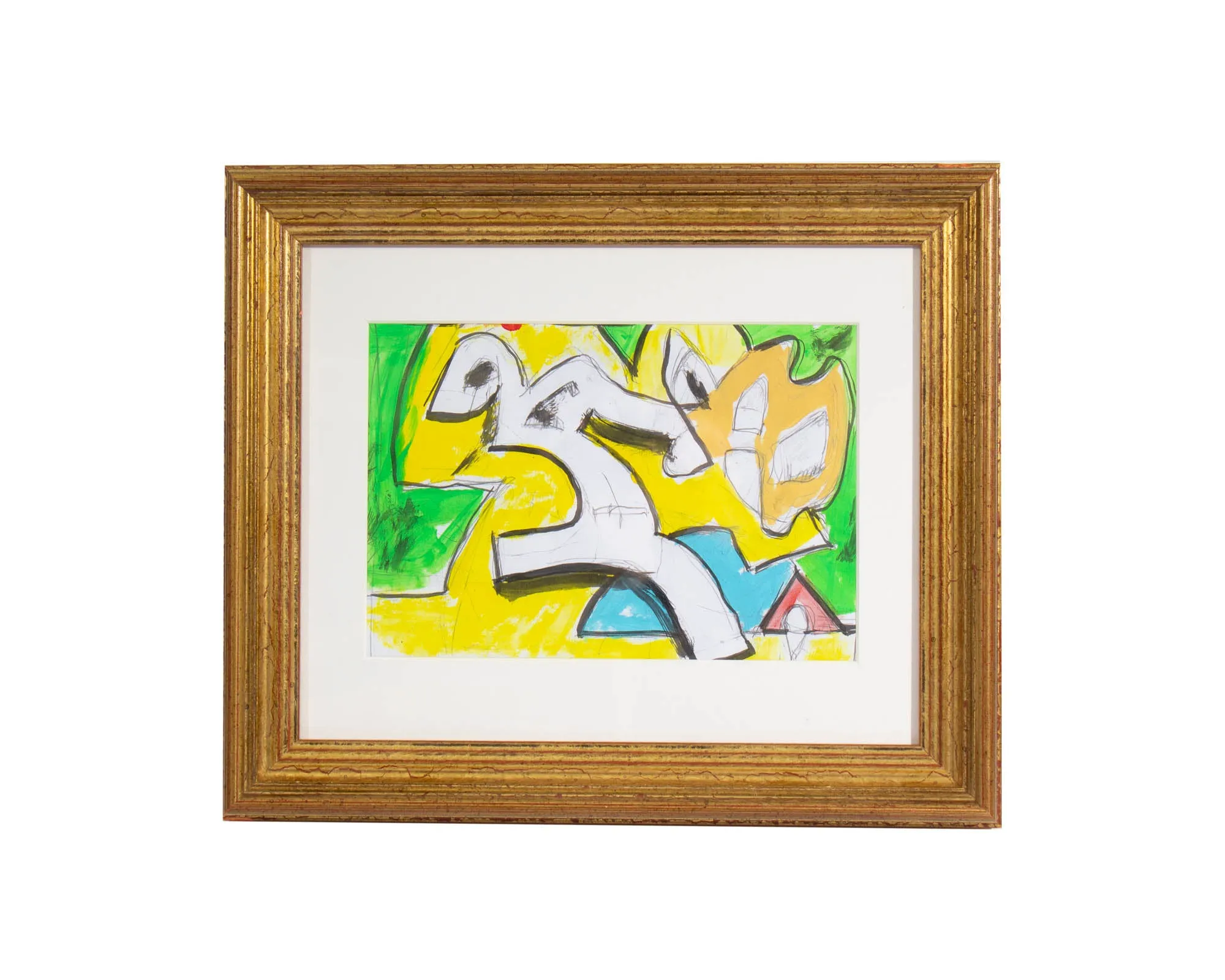 James L. Bruch Abstract Mixed Media Painting