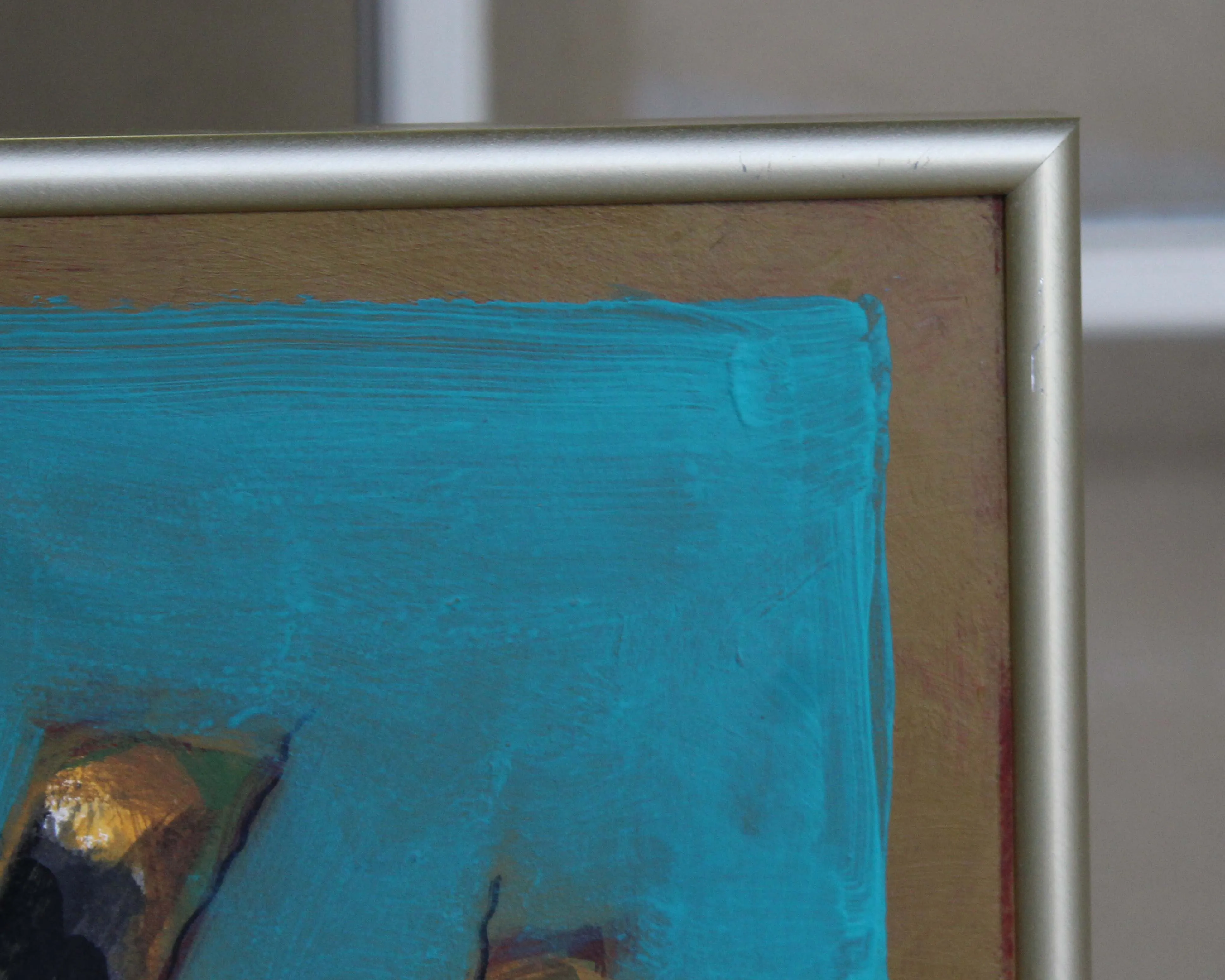 James L. Bruch Abstract Mixed Media Painting
