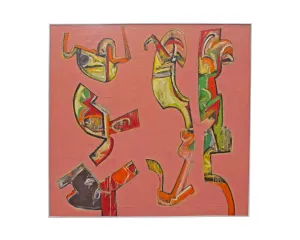 James L. Bruch Abstract Oil on Canvas Painting