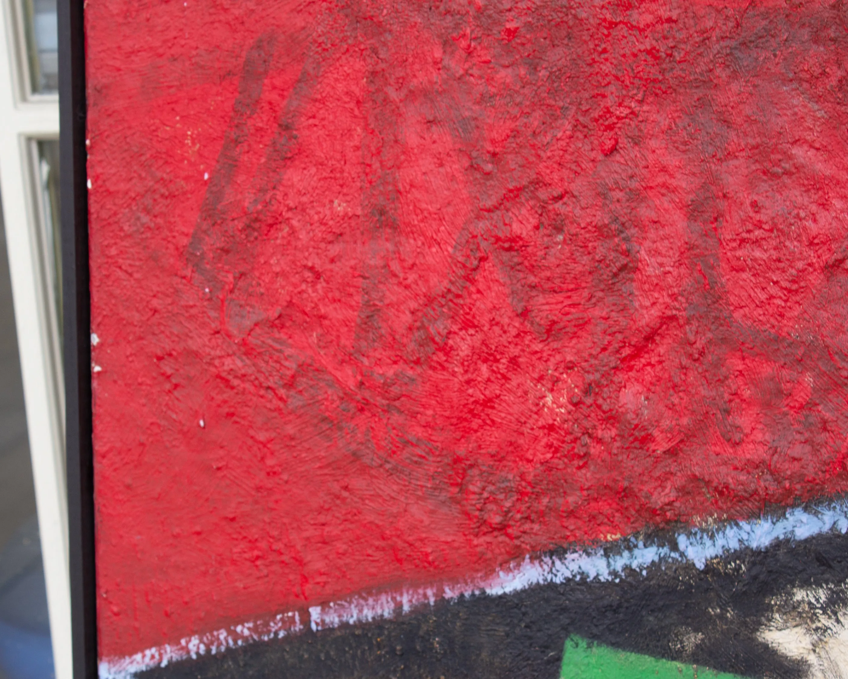James L. Bruch Abstract Oil on Canvas Painting