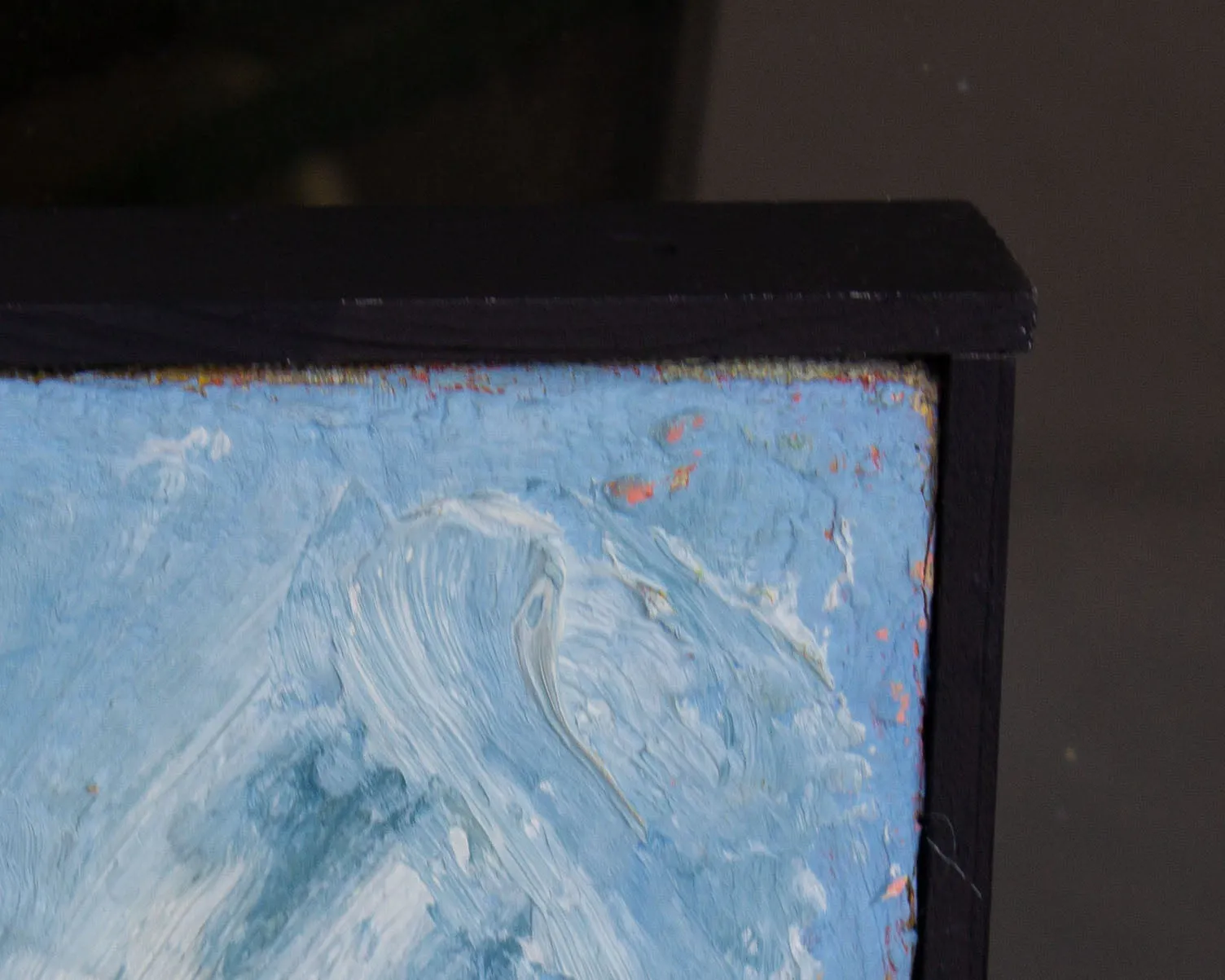James L. Bruch Signed 1965 Abstract Oil on Canvas Painting