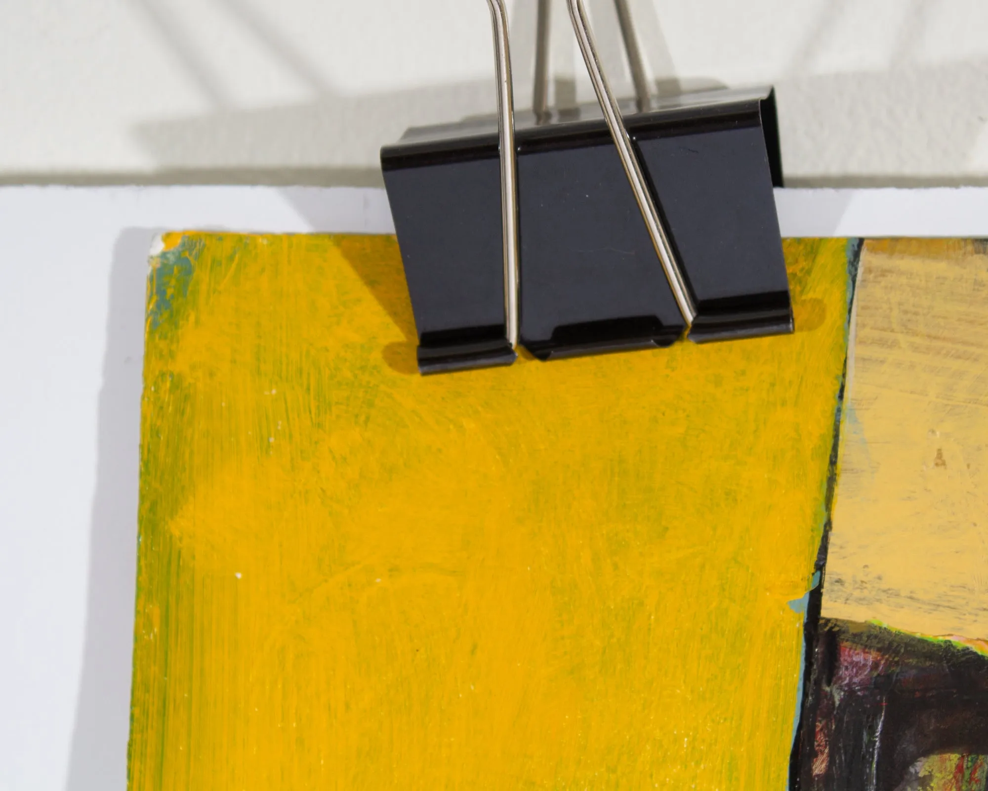 James L. Bruch Signed 2013 Abstract Acrylic on Paper Painting