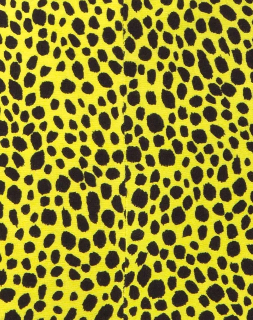 Jeevan Top in Wild Cat Yellow  X Princess Polly