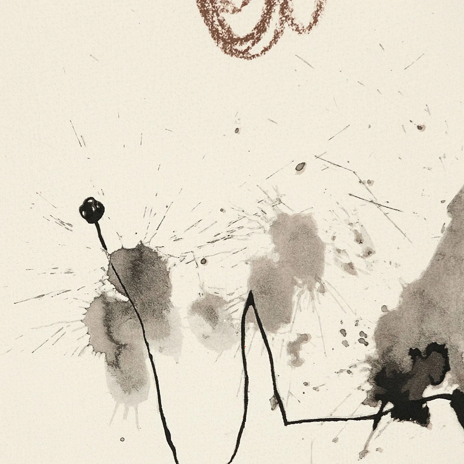JOAN MIRO "QUELQUES FLEURS #32: VOLBOUDT", 1964