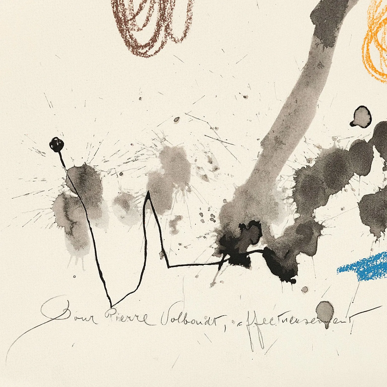 JOAN MIRO "QUELQUES FLEURS #32: VOLBOUDT", 1964