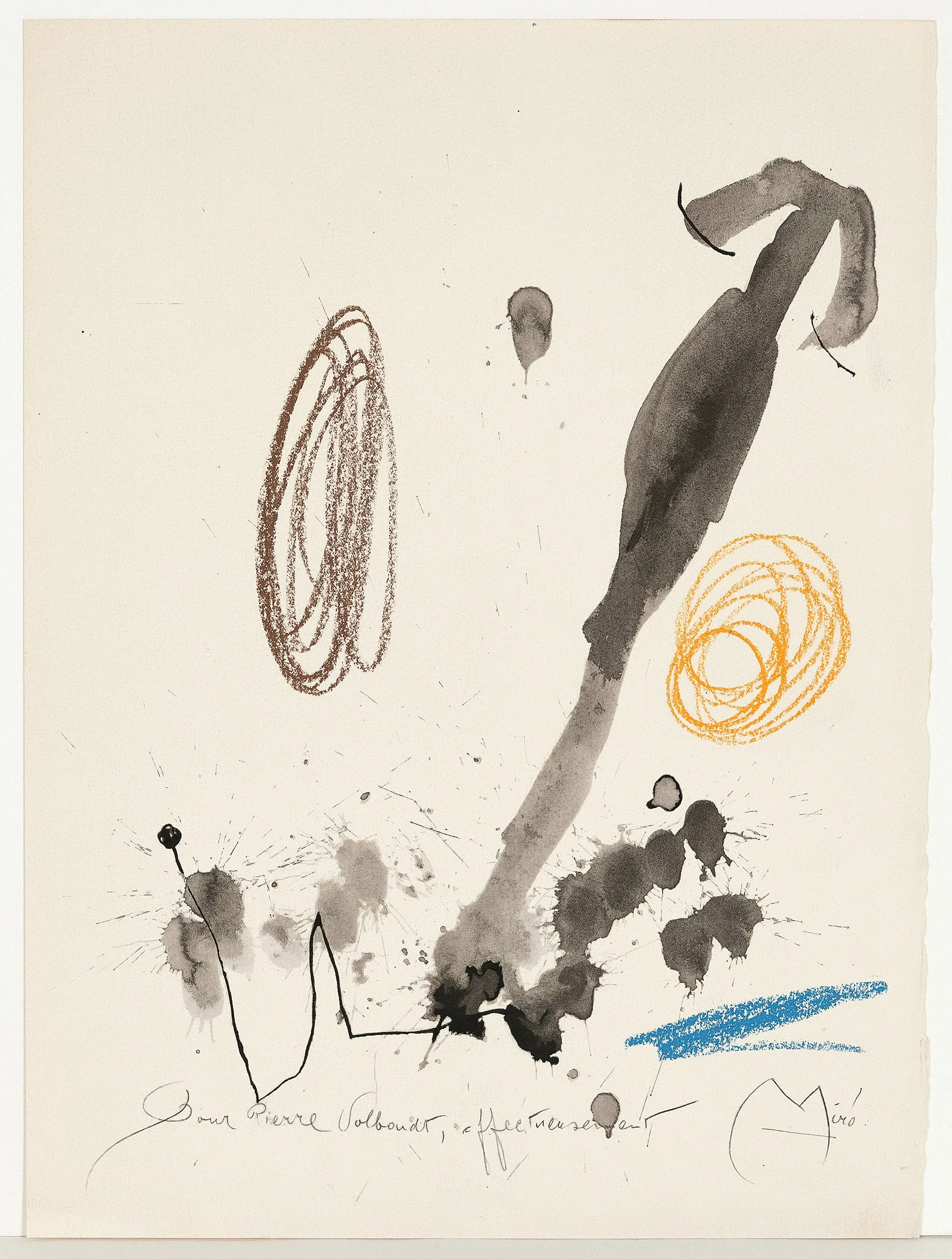 JOAN MIRO "QUELQUES FLEURS #32: VOLBOUDT", 1964