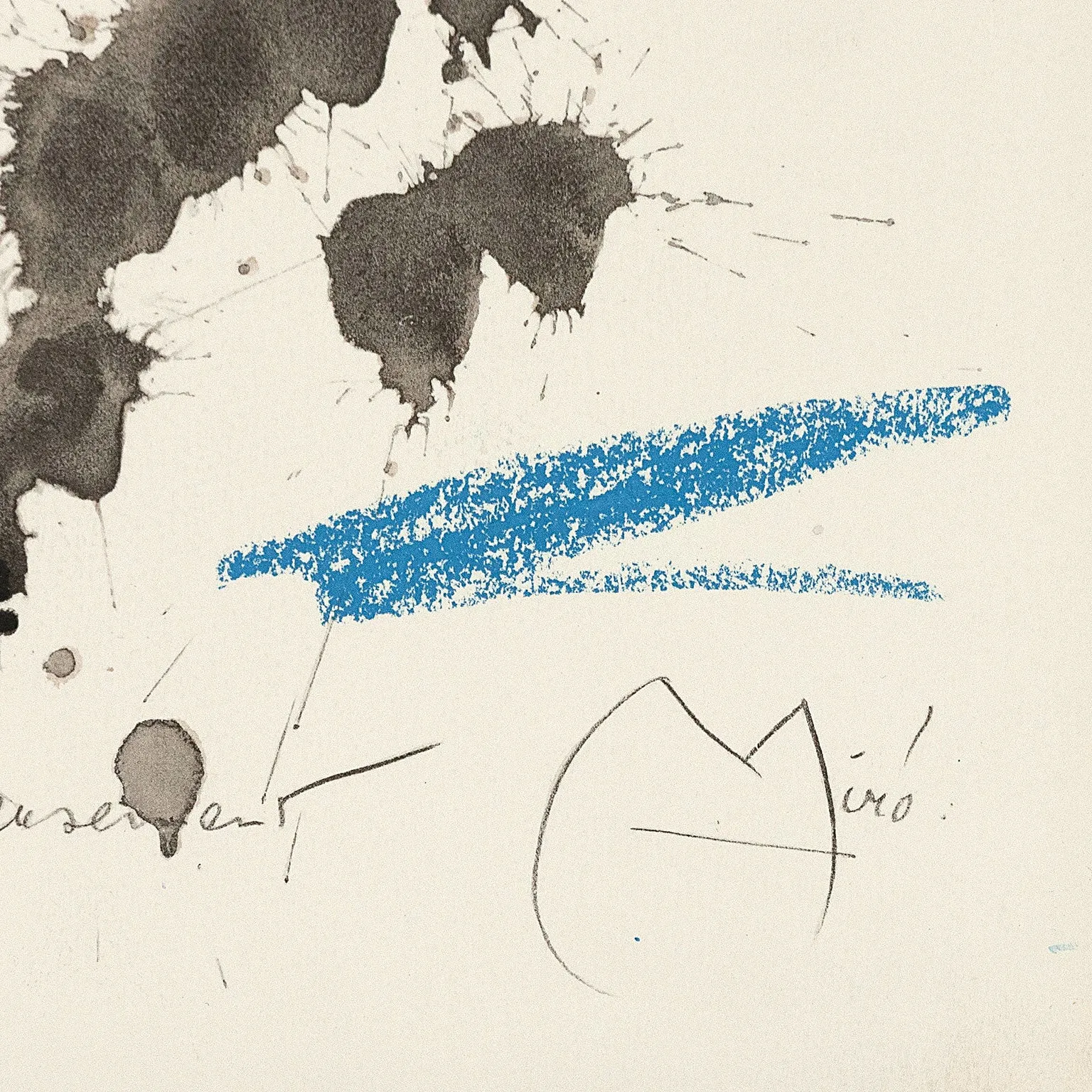 JOAN MIRO "QUELQUES FLEURS #32: VOLBOUDT", 1964