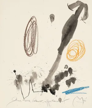 JOAN MIRO "QUELQUES FLEURS #32: VOLBOUDT", 1964