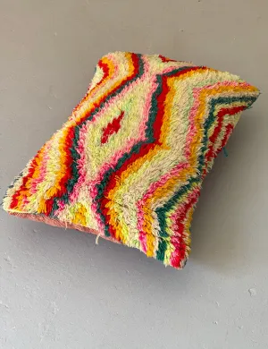 Kalaat M'Gouna's Colorful Vintage Pillow