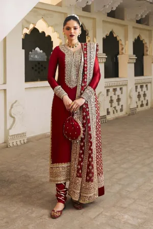 Kanwal Malik Wedding Festive Raw Silk3 Pc Unstitched NOREEN