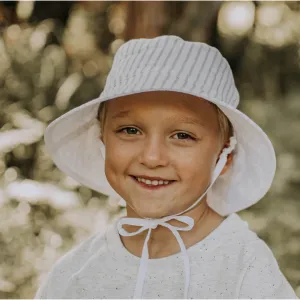 Kids Reversible Sun Hat - Finley/Blanc
