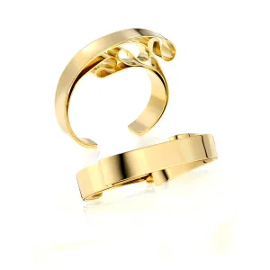 Knotted skinny cuff bracelet