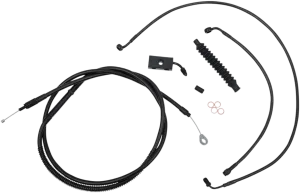 LA Choppers LA-8152KT-19M Cable/Brake Line Kit - 18-20in. Ape Hangers  - Midnight