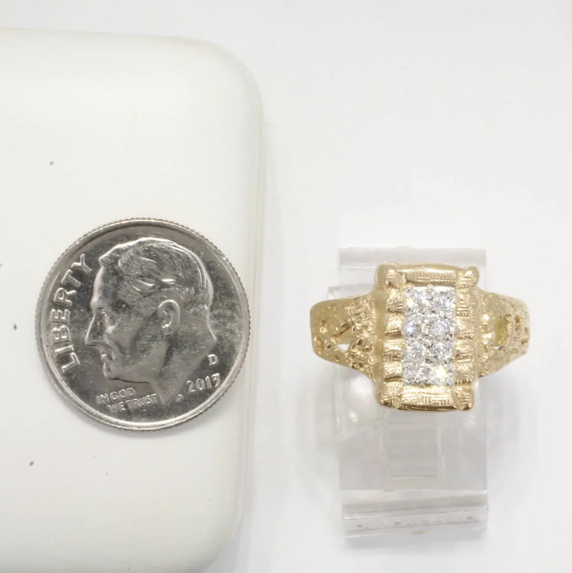 Ladies Diamond Cotton Bale Ring