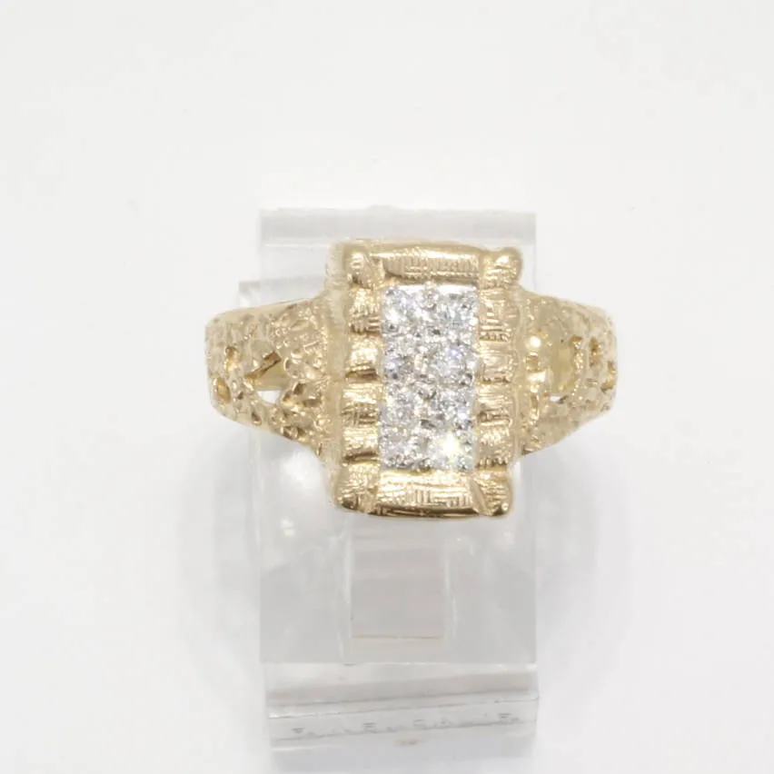 Ladies Diamond Cotton Bale Ring
