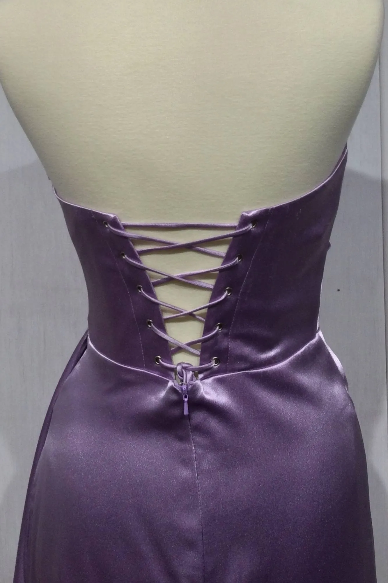 Ladivine CD294 Strapless Satin Corset Mermaid Gown