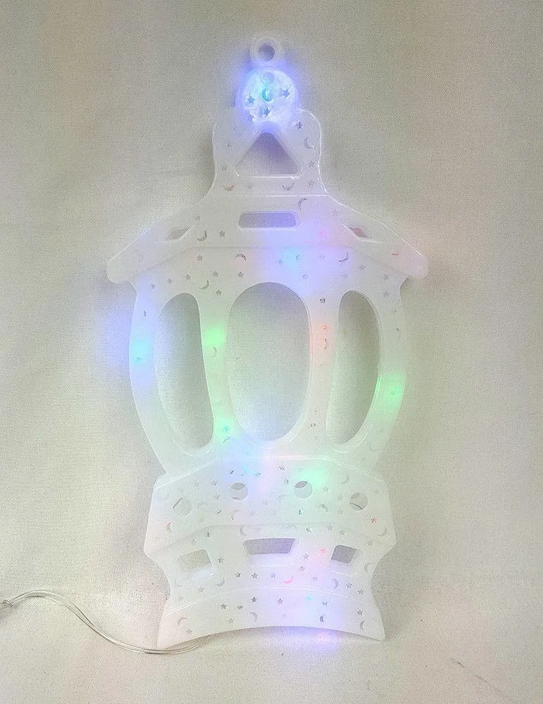 Lantern/Moon RGB Led Lights for Ramadan Eid Festival 12"