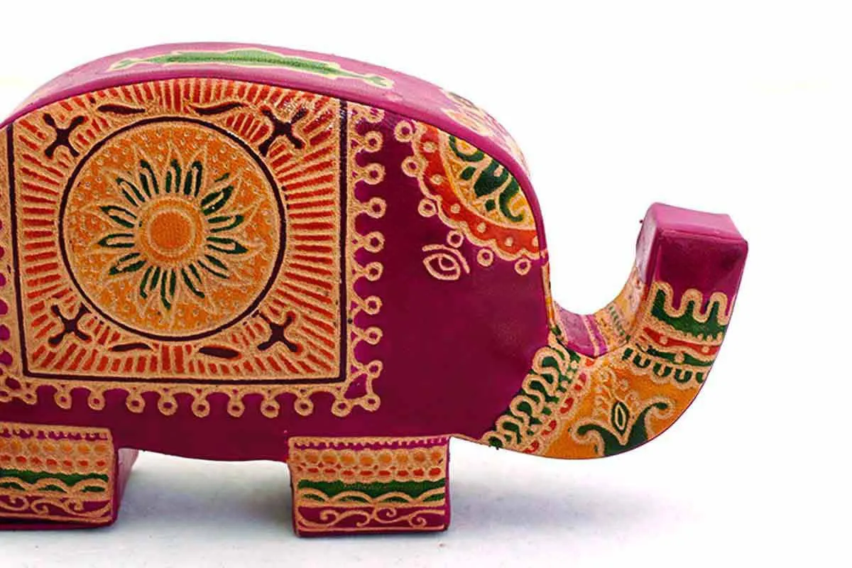 Large Pink Elephant Money Box