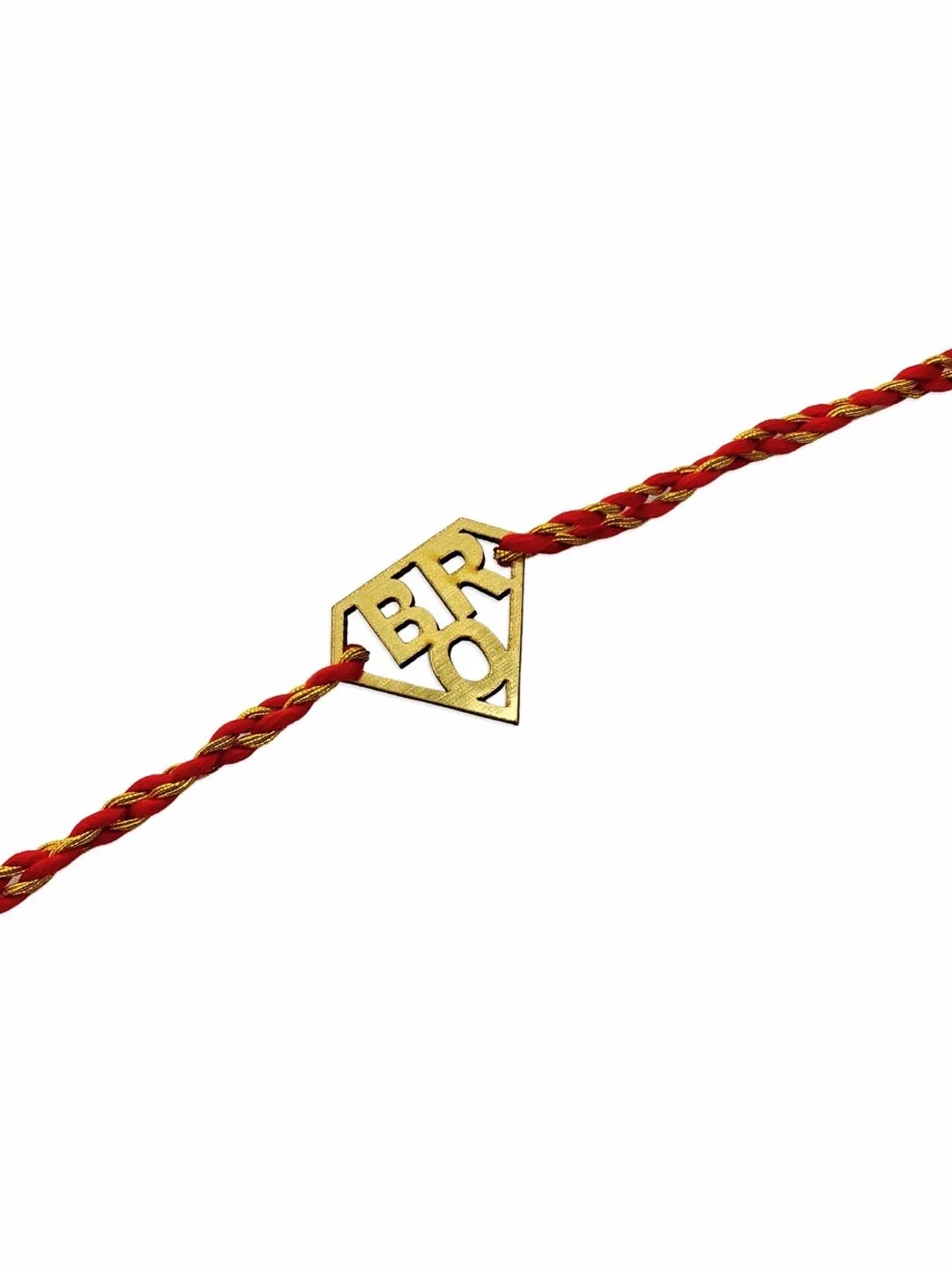 Latest Rakhi Design with BRO Superman Icon Pendant Mauli Thread Rakshasutra For Raksha Bandhan