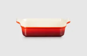 Le Creuset Stoneware Heritage Rectangular Dish 26CM / 2.4L - Cerise
