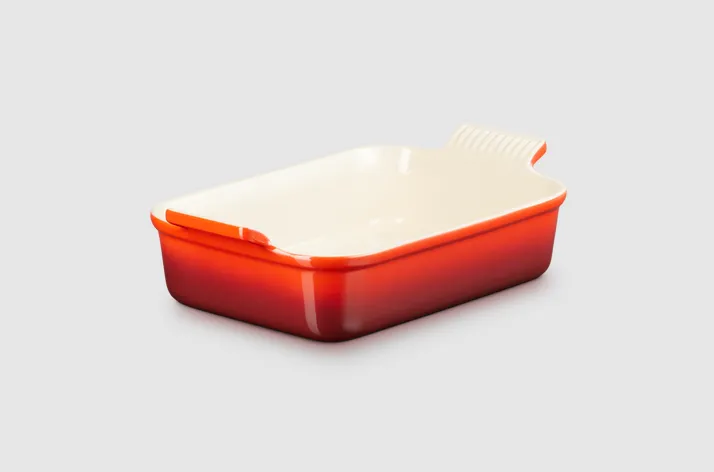 Le Creuset Stoneware Heritage Rectangular Dish 26CM / 2.4L - Cerise